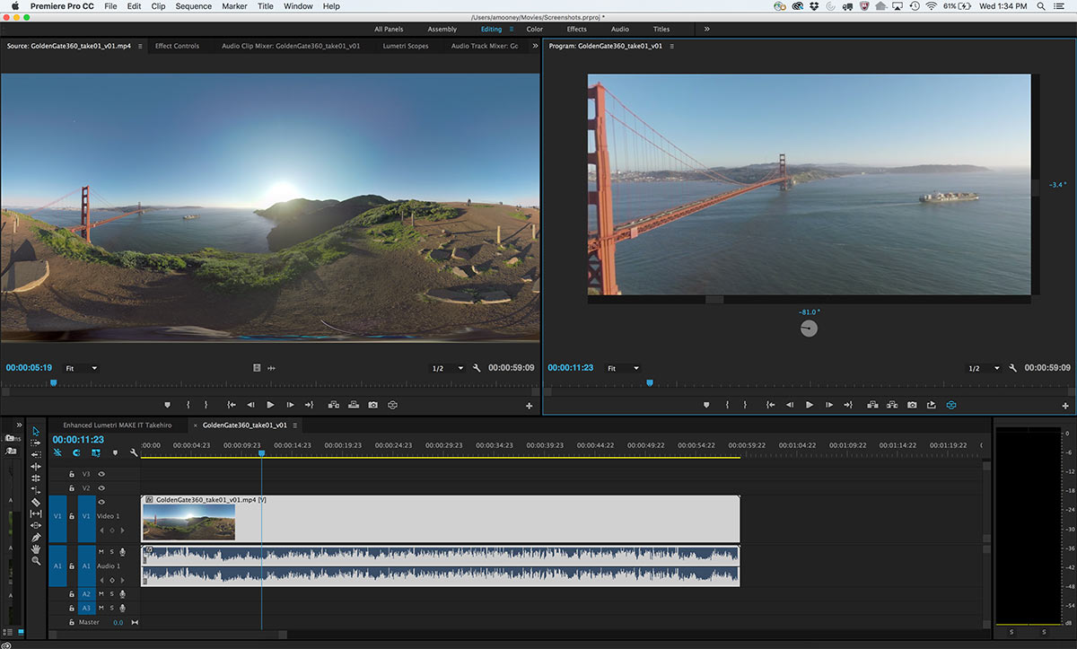 premiere pro video editing